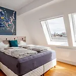 Апартаменты Skyline High-end Penthouse Лейпциг