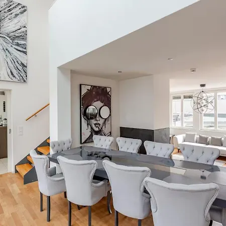 Apartmán 10-12 Personen - Luxus Penthouse Zentrum - Thomaskirche Lipsko