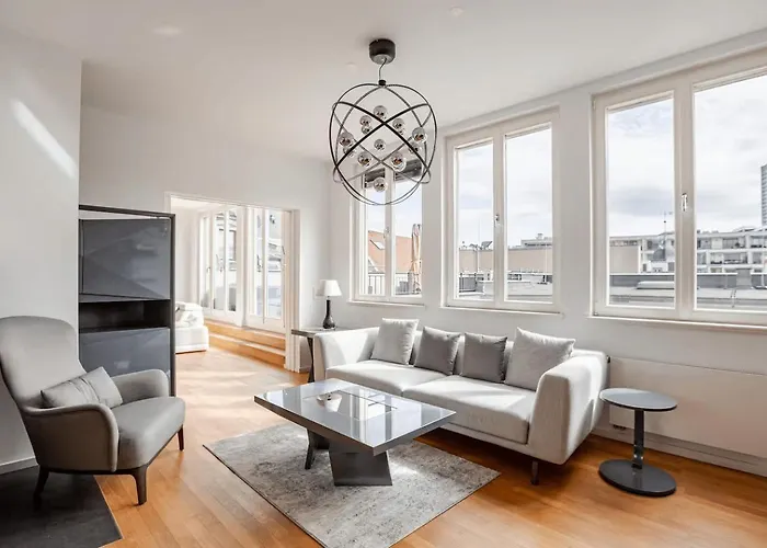 Skyline Luxus Penthouse Im Zentrum! Exklusive Oase Fuer Privat- Und Geschaeftsuebernachtungen- Und Events Appartamento Lipsia
