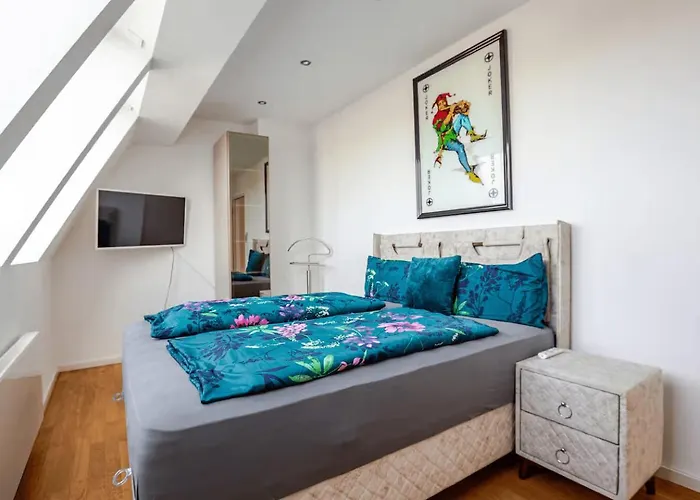 Skyline Luxus Penthouse Im Zentrum! Exklusive Oase Fuer Privat- Und Geschaeftsuebernachtungen- Und Events *